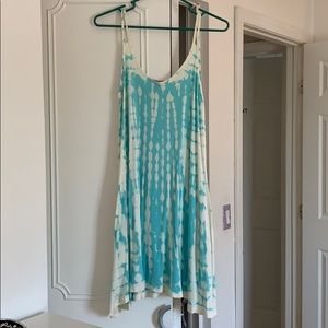 Tie dye pool/beach coverup dress